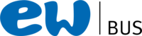 Zusehen ist das Logo der EW Bus GmbH.